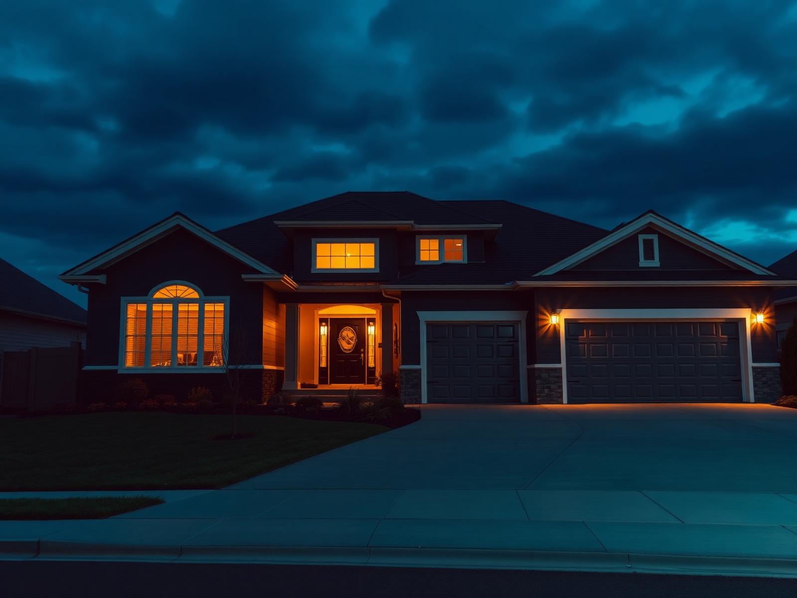 Modern home at dusk representing scaled home-improvement businesses